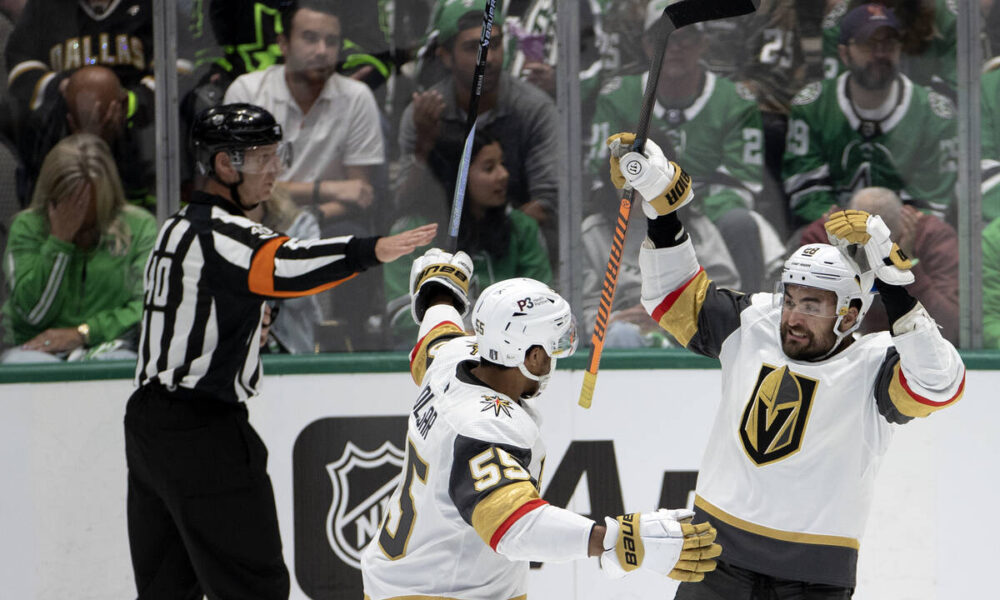 Golden Knights move within 1 victory of Stanley Cup Final berth