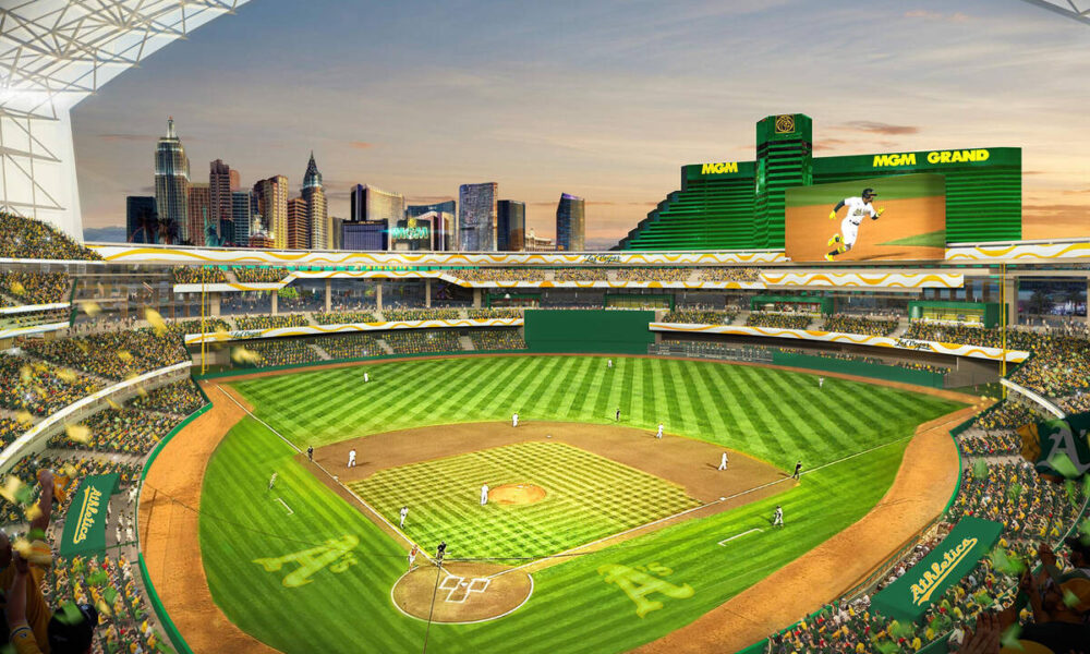 Oakland Athletics Las Vegas MLB ballpark renderings released