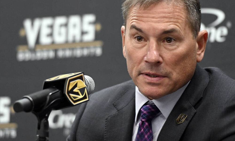 Golden Knights coach, GM address media ahead of Stanley Cup Final