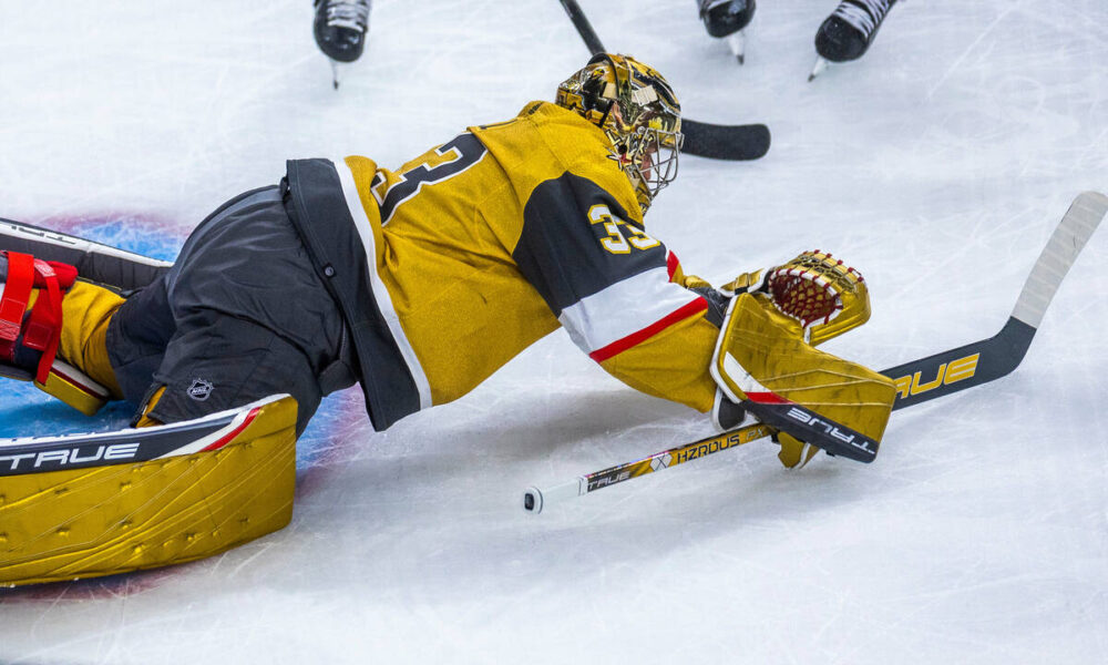 Golden Knights’ Jonathan Quick mentors Adin Hill in NHL playoffs