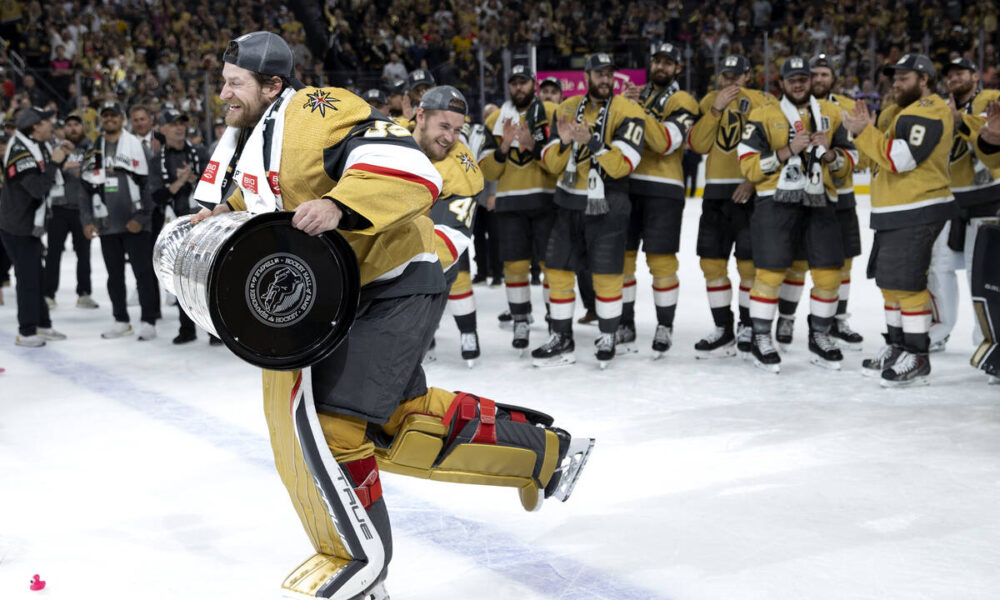 Golden Knights’ Adin Hill seizes Stanley Cup stage