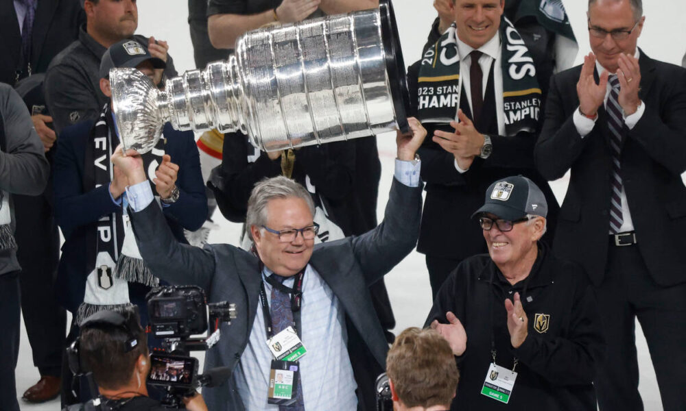 Golden Knights built by George McPhee and Kelly McCrimmon