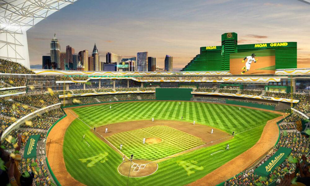A’s Las Vegas ballpark funding bill signed into law by Lombardo