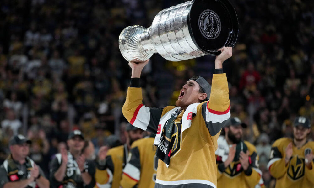 Golden Knights defenseman Zach Whitecloud to meet fans