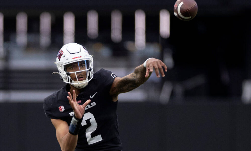 UNLV QB Doug Brumfield attends Manning Passing Academy