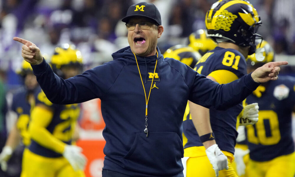 Michigan’s Jim Harbaugh likely suspended for UNLV football game