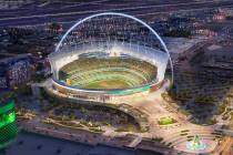 Oakland Athletics’ Las Vegas ballpark could reach a capacity of 33,000