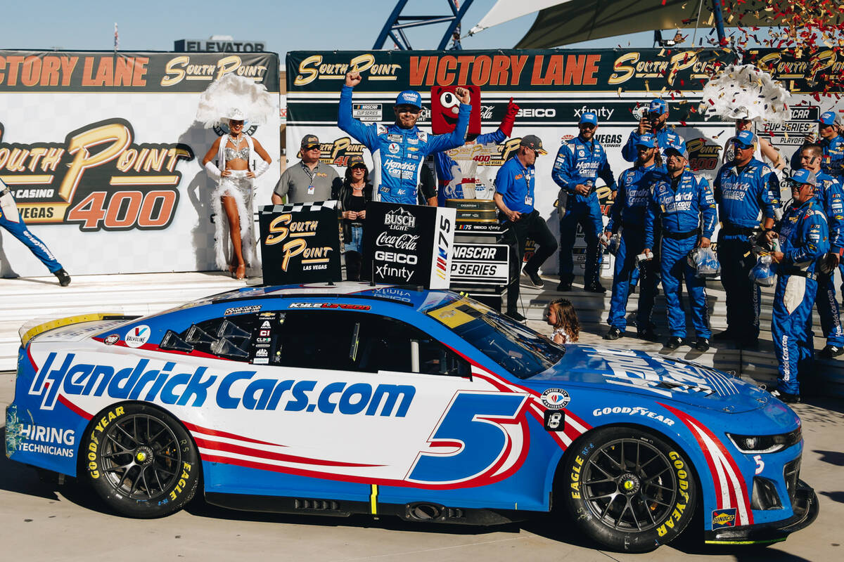 Kyle Larson wins NASCAR Cup Series South Point 400 at Las Vegas | NASCAR | Sports