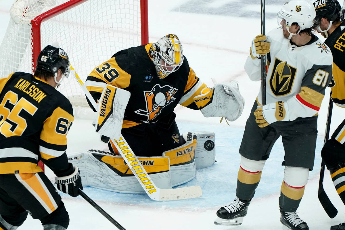 Golden Knights shut out by Alex Nedeljkovic, Penguins | Golden Knights