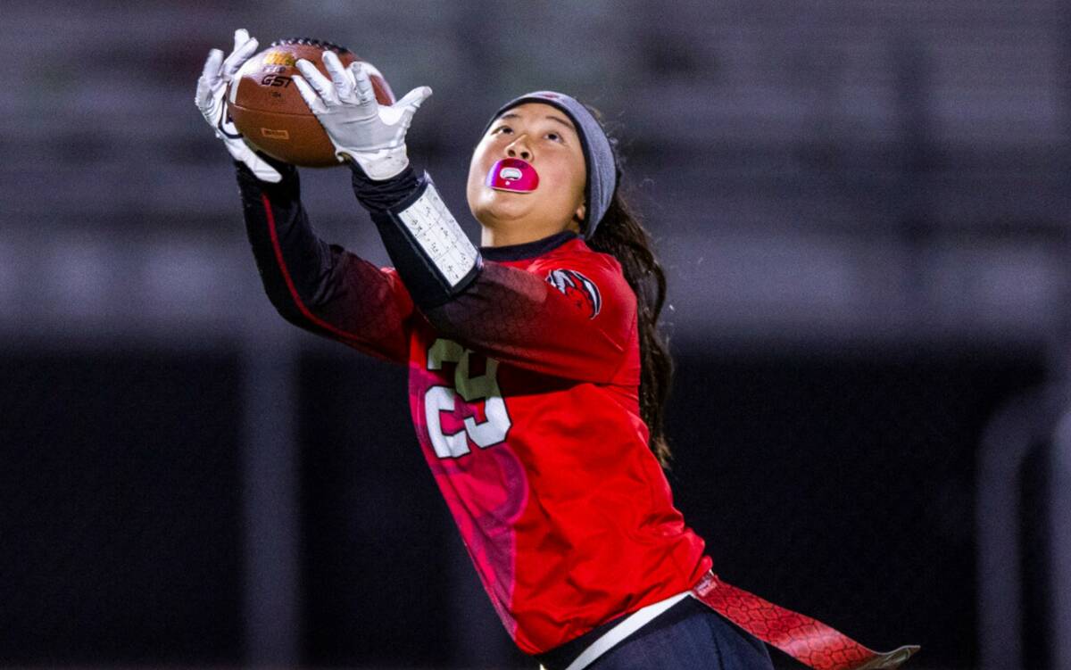 Shadow Ridge flag football defeats Desert Oasis — PHOTOS