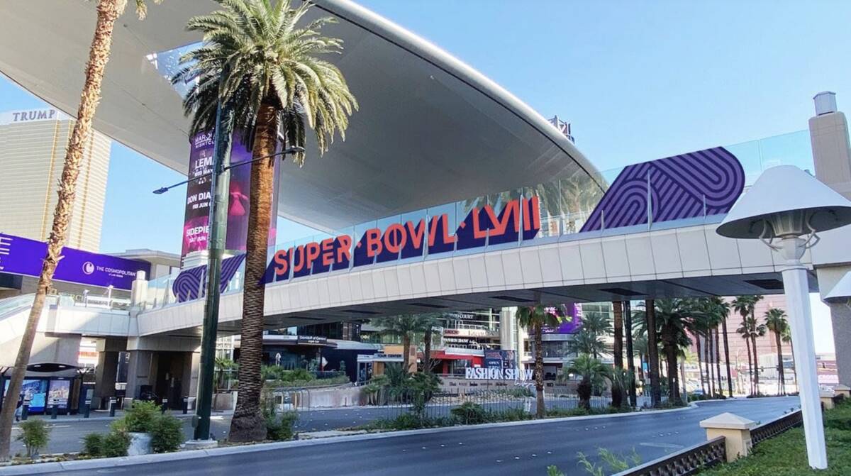 Super Bowl ads coming to Las Vegas Strip pedestrian bridges | Super Bowl | Sports