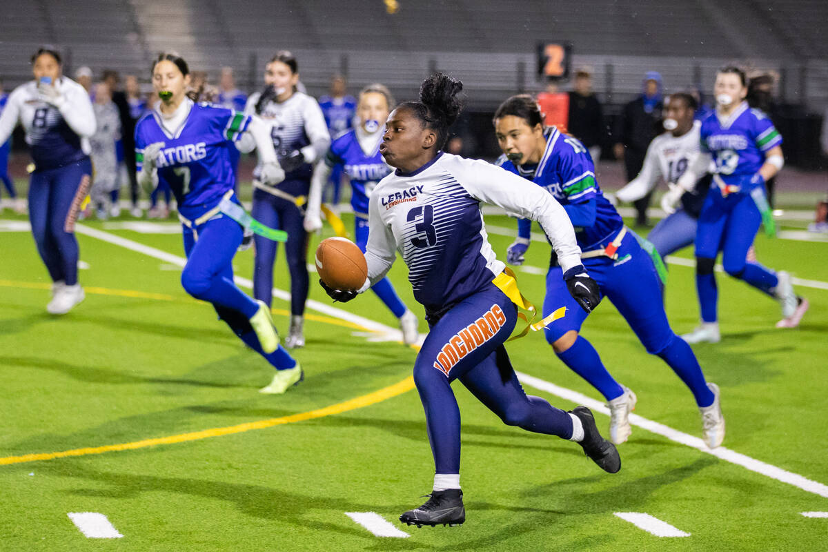 Green Valley flag football defeats Legacy — PHOTOS | Flag Football