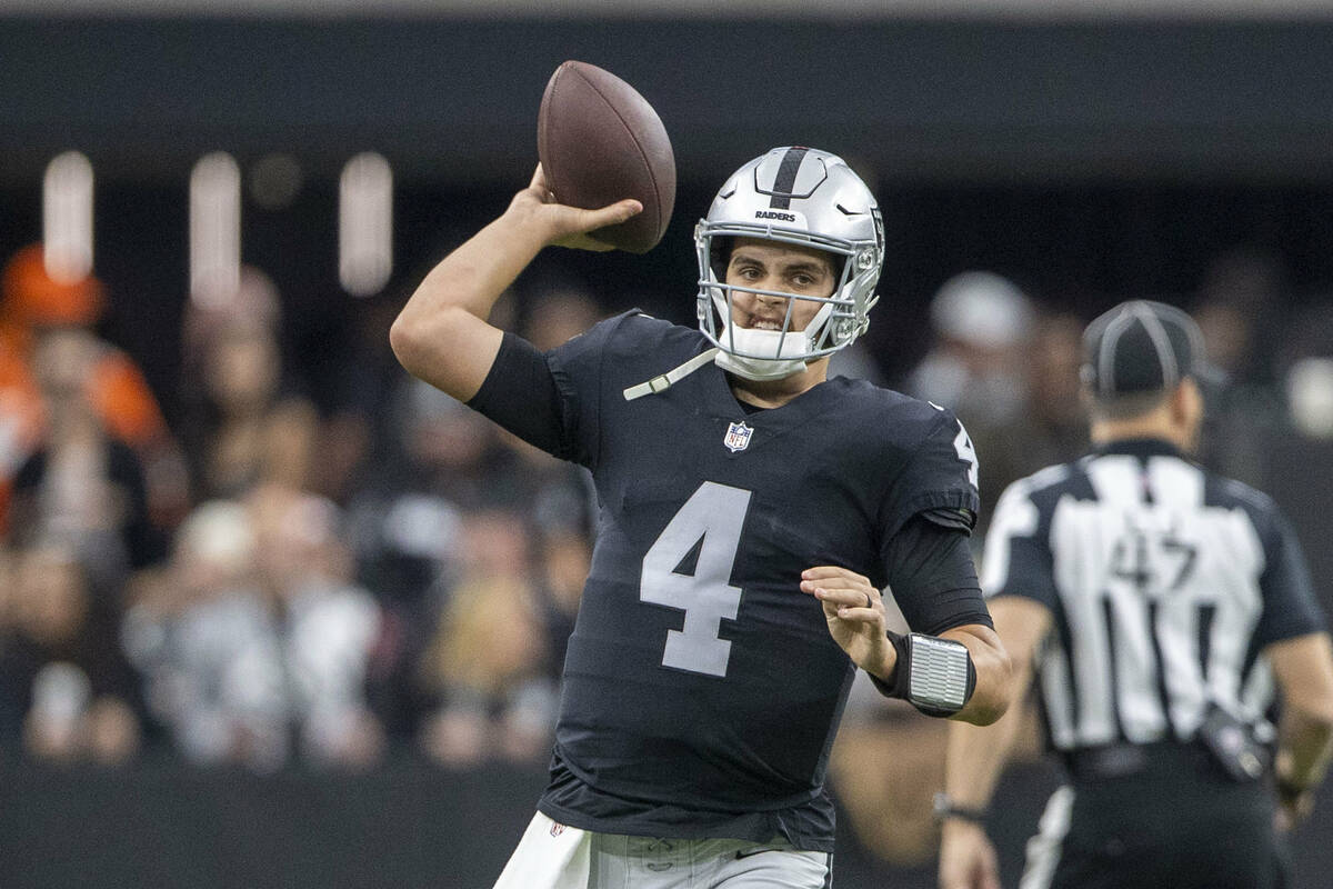 Raiders’ Aidan O’Connell to fight to be starting quarterback | Raiders News