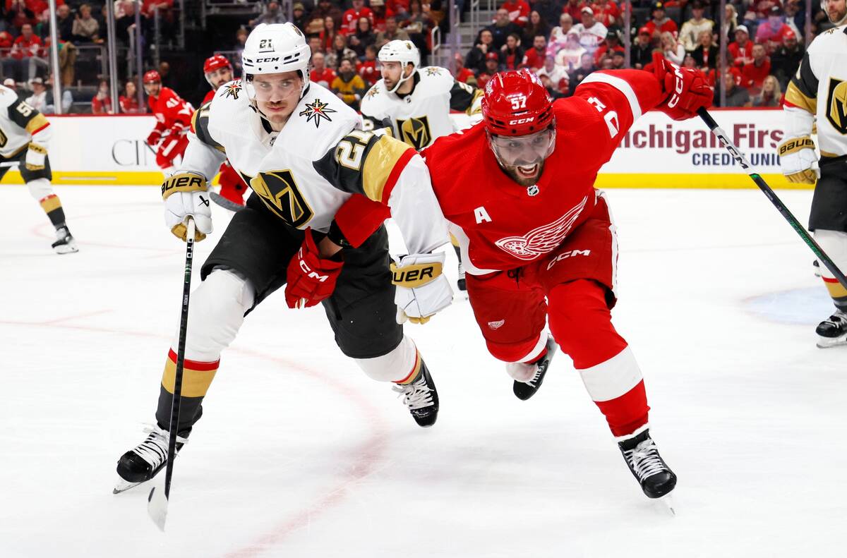 Golden Knights lose to Detroit Red Wings, 6-game point streak snapped | Golden Knights