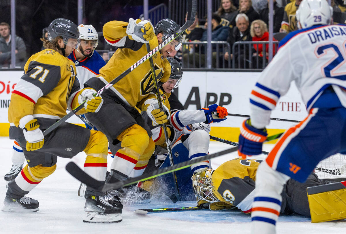 Golden Knights snap Edmonton Oilers’ win streak, attempt at record | Golden Knights