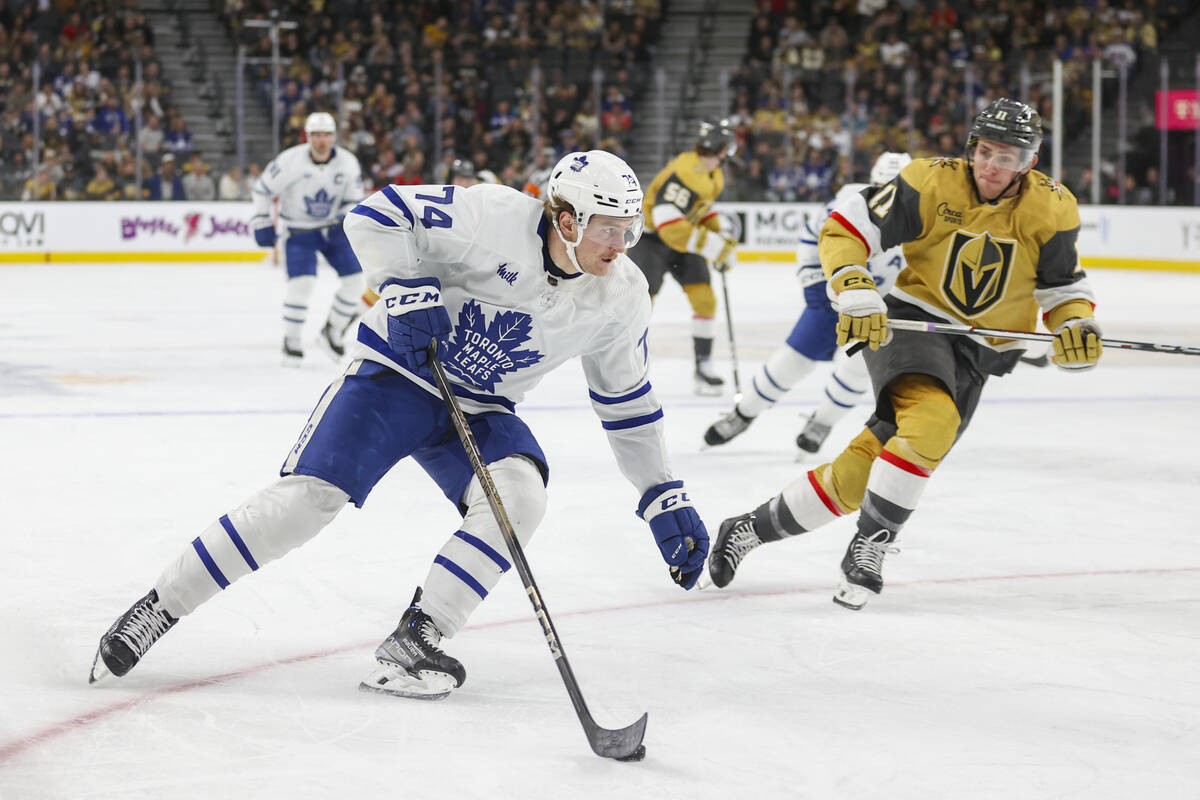Golden Knights pull Adin Hill in loss to Toronto Maple Leafs | Ed Graney | Sports