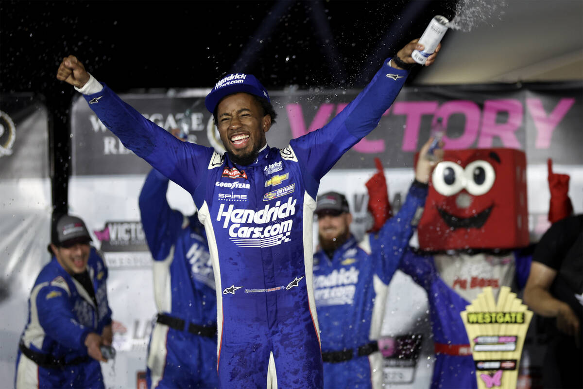 Rajah Caruth wins NASCAR Truck Series race at Las Vegas Motor Speedway | NASCAR | Sports