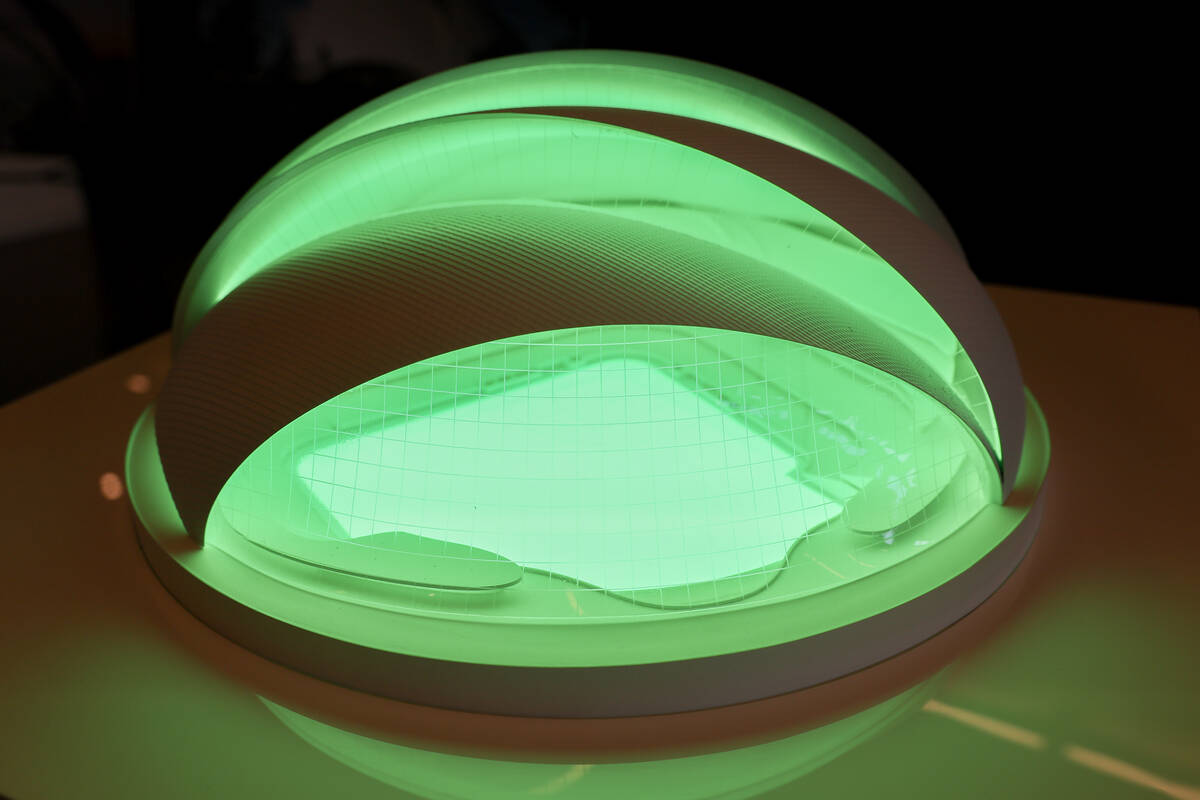Athletics show off glowing model of future Las Vegas Strip ballpark | Athletics