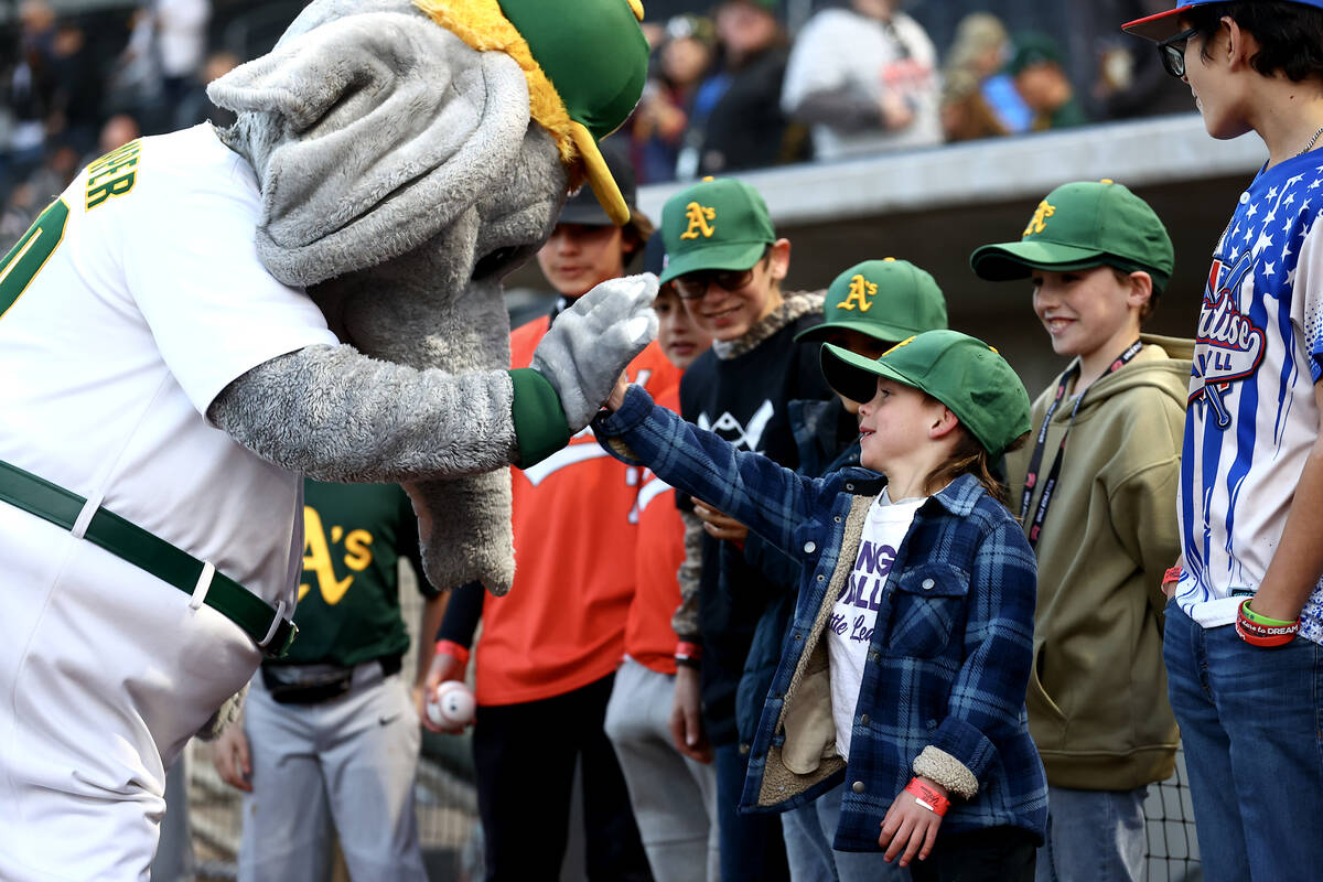 The Oakland Athletics make hefty donation to Nevada youth baseball and softball leagues | Athletics