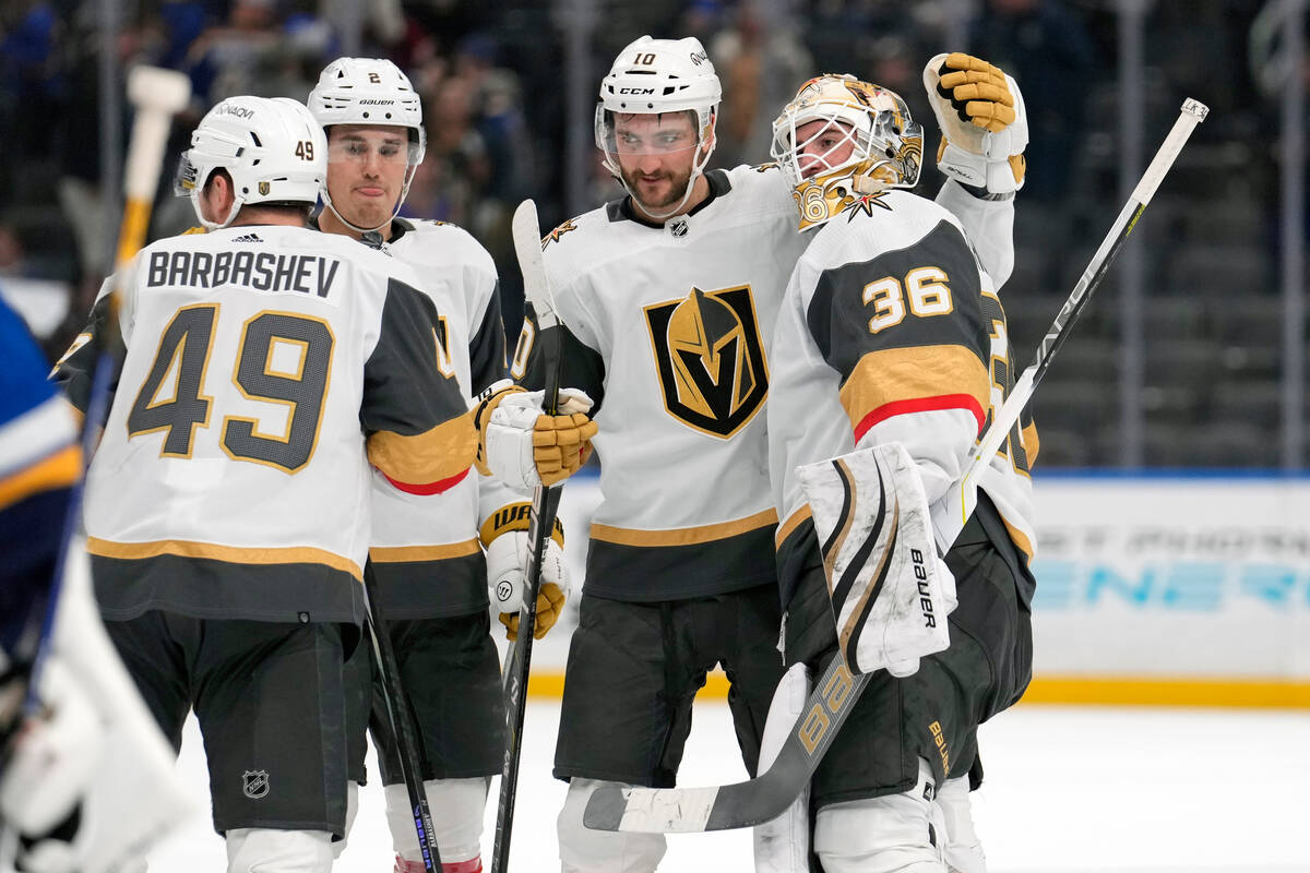 Golden Knights beat St. Louis Blues behind penalty-shot save | Golden Knights