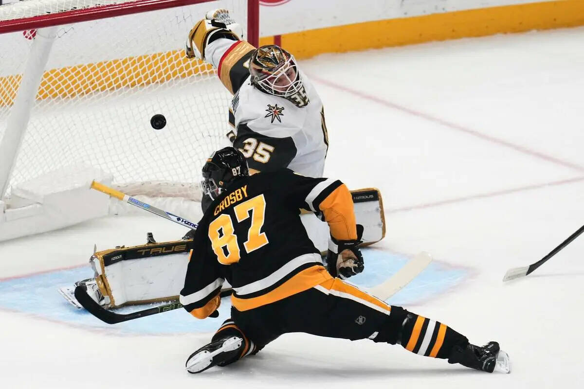 Golden Knights lose to Pittsburgh Penguins, Sidney Crosby in overtime | Golden Knights