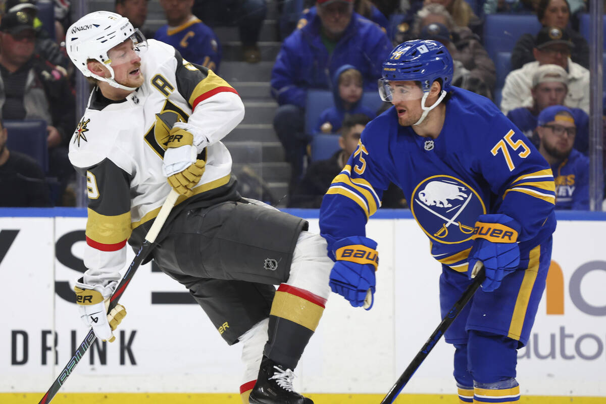 Golden Knights lose to Sabres after Tomas Hertl doesn’t score on empty net | Golden Knights