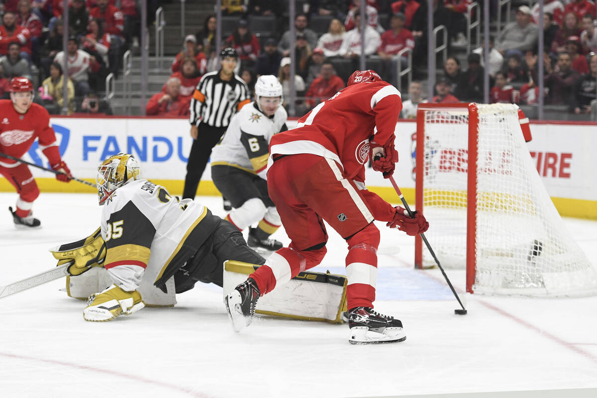 Golden Knights lose to Detroit Red Wings to end 4-game road trip | Golden Knights