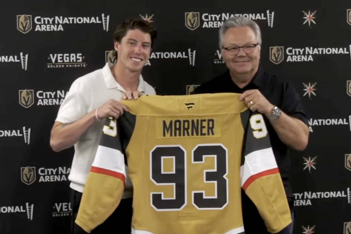 Golden Knights’ Mitch Marner speaks to media — WATCH LIVE | Golden Knights