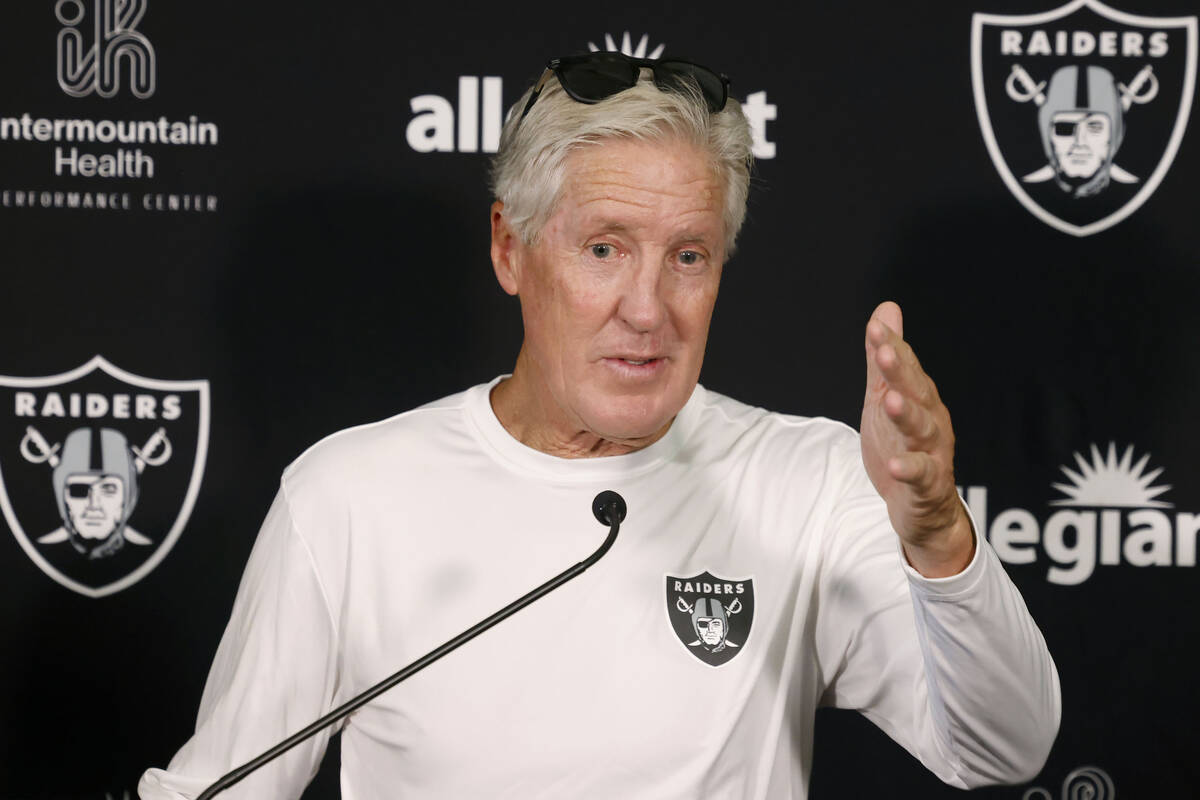 Raiders’ Pete Carroll, Geno Smith preview NFL season opener against Patriots | Raiders News