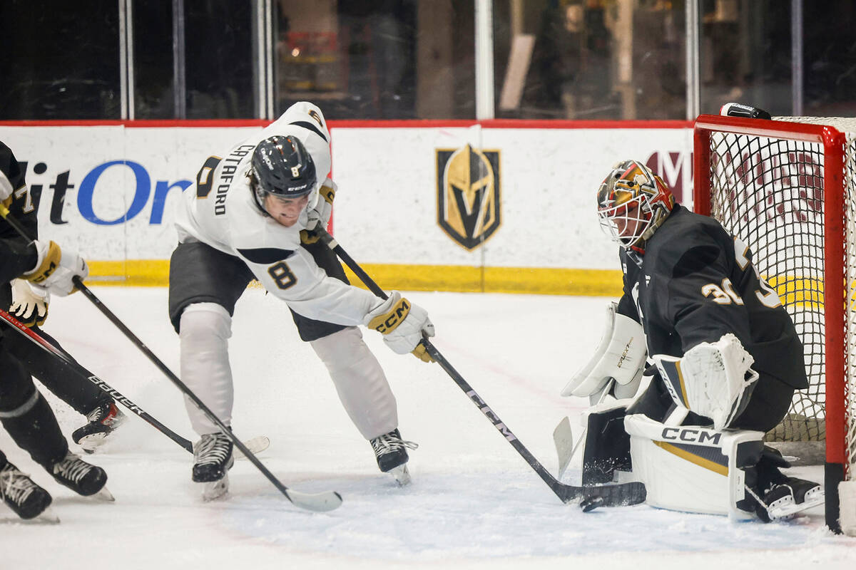 Golden Knights’ Carl Lindbom, Joe Fleming shine in rookie tournament | Golden Knights