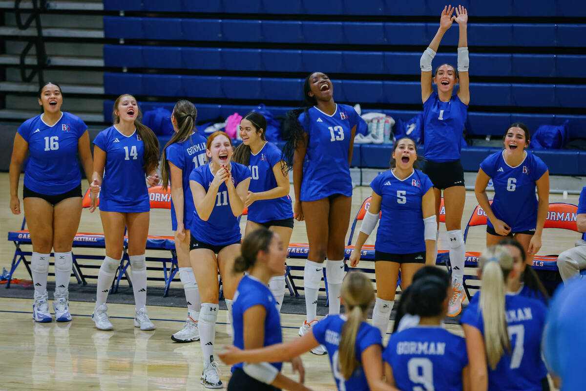 Nevada high school girls volleyball: Bishop Gorman betas Coronado