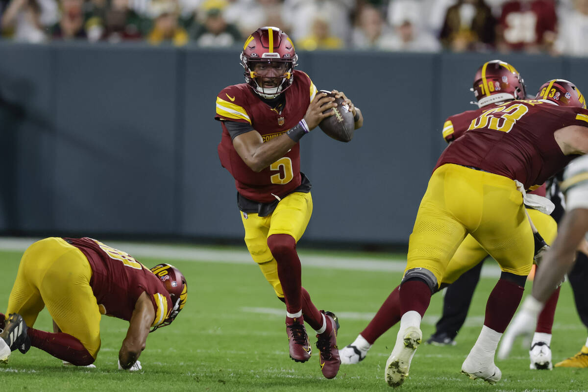 Jayden Daniels injury, sharp bets move line in Raiders-Commanders game | Betting