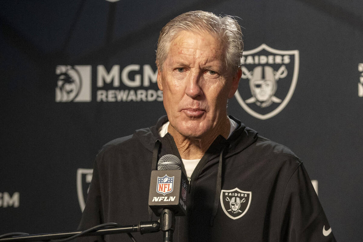 Raiders coach Pete Carroll discussess loss to Commanders on Sunday | Raiders News
