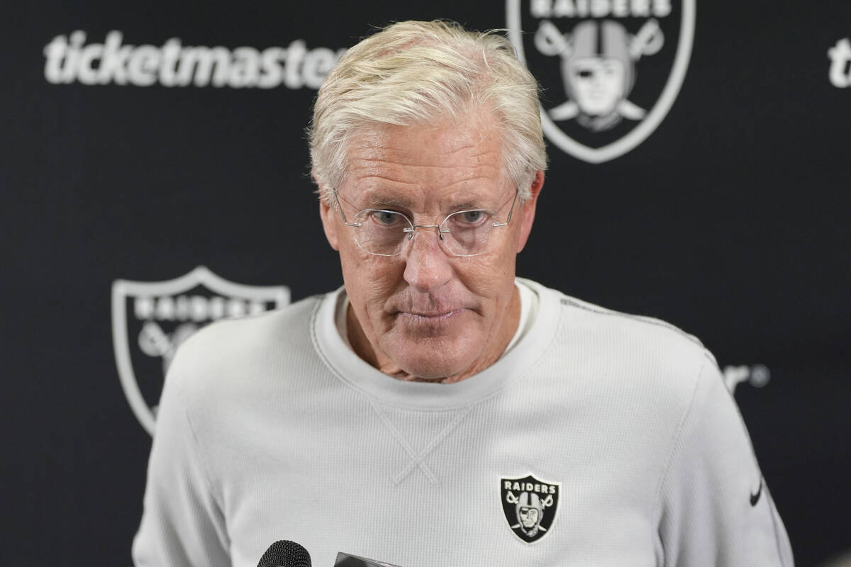 Raiders’ Pete Carroll, Geno Smith preview Bears game in NFL Week 4 | Raiders News