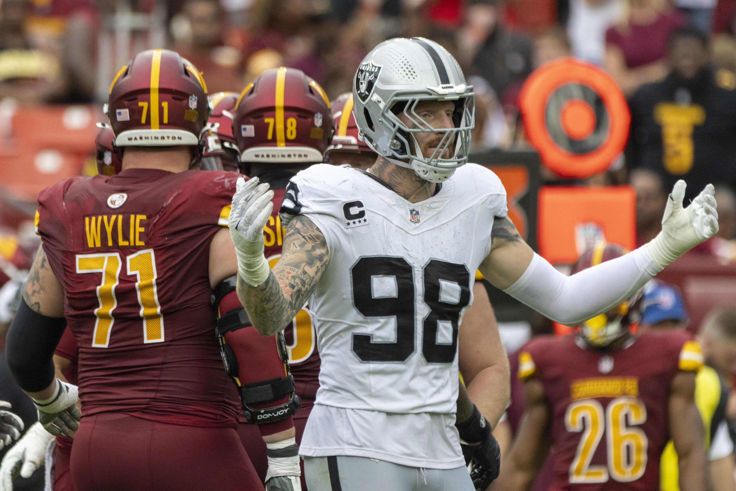 Raiders stung by big plays in loss to Washington Commanders | Raiders News