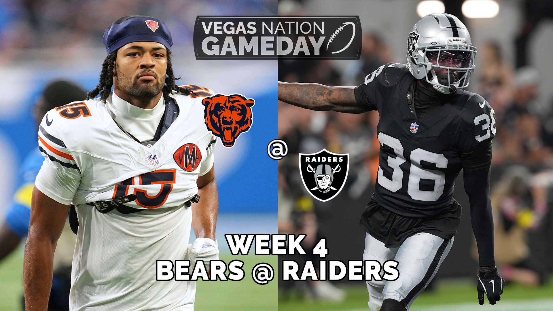 The Raiders Hosting Da Bears — Vegas Nation Gameday Week 4 | Raiders News
