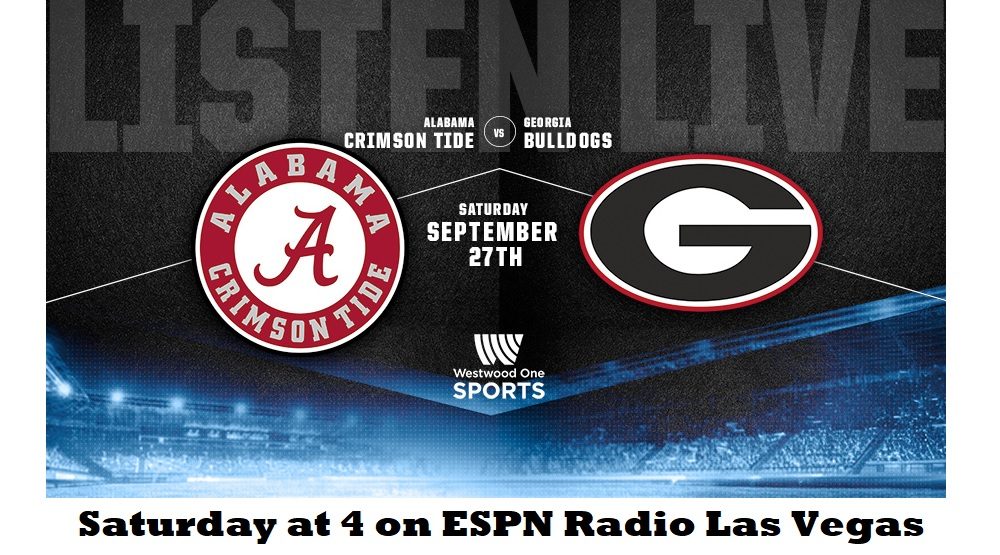 CFB – Alabama vs Georgia | KKGK, KLAV, KWWN, KRLV (LVSN)