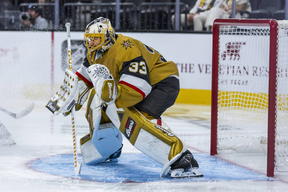 Golden Knights goaltender Adin Hill week to week with lower-body injury | Golden Knights