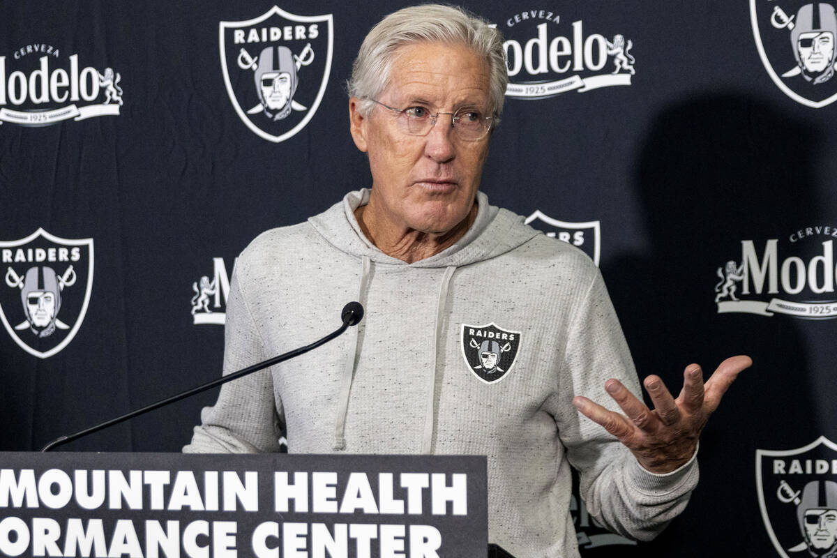 Raiders coach Pete Carroll previews game against Jacksonville Jaguars | Raiders News