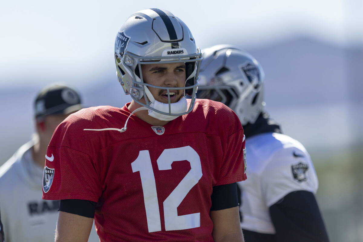Raiders’ Aidan O’Connell returns to practice after recovering from broken wrist | Raiders News