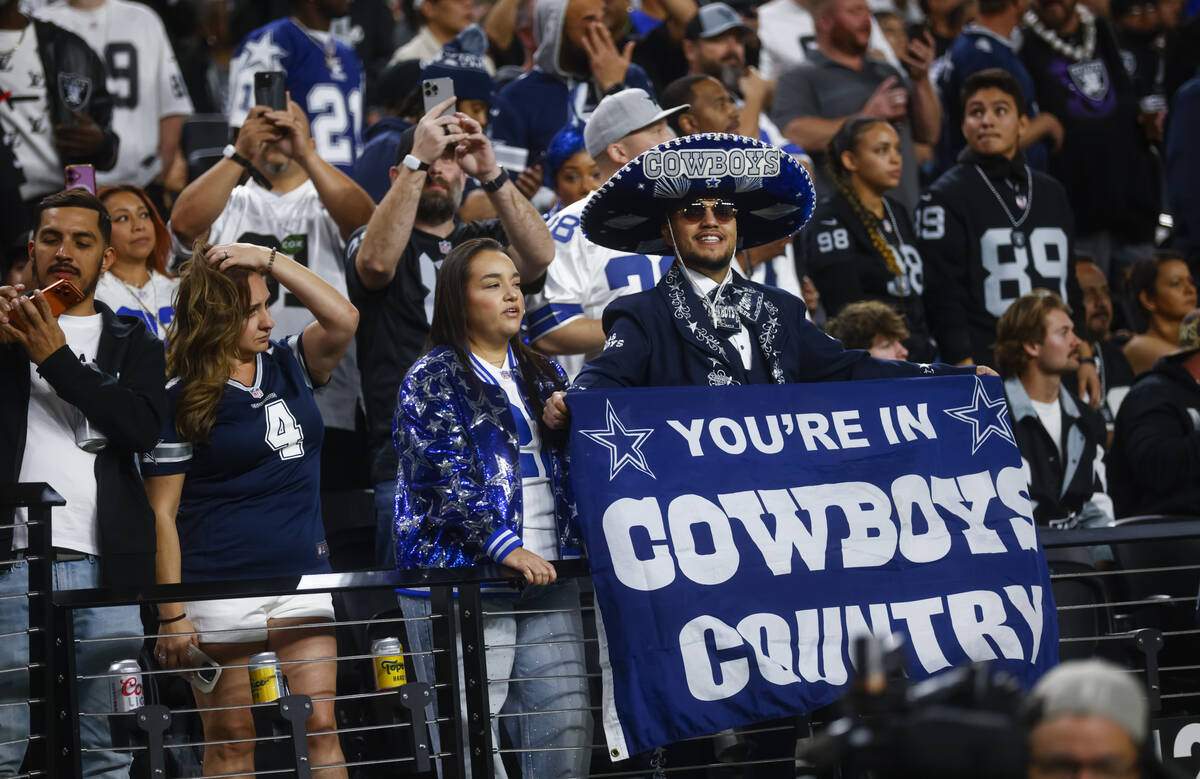 Cowboys fans make themselves at home at Allegiant Stadium in Las Vegas | Raiders News
