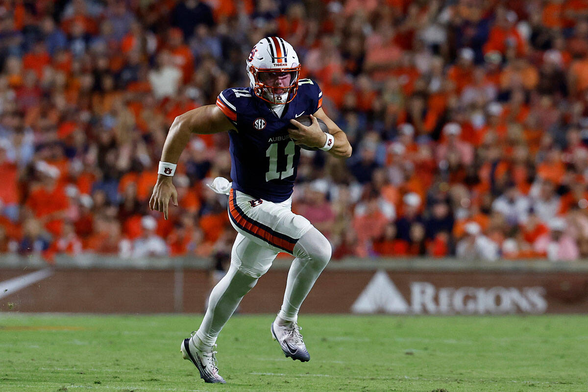 UNLV lands ex-Auburn QB Jackson Arnold from transfer portal