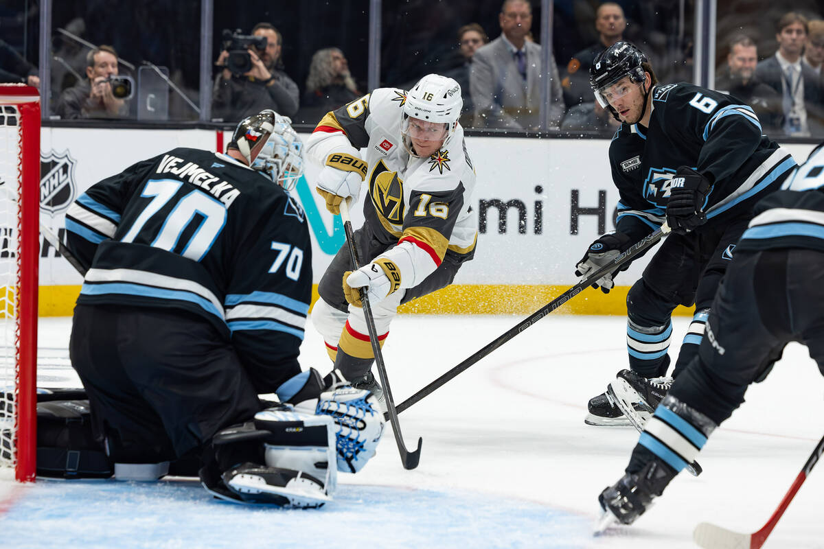 Knights’ stars go quiet as Utah takes 2-1 series lead