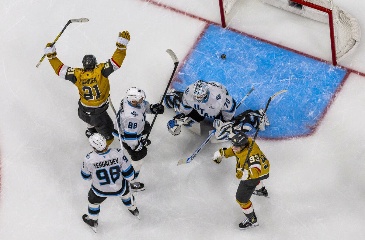 Howden’s shorthanded heroics give Knights 3-2 series lead over Utah