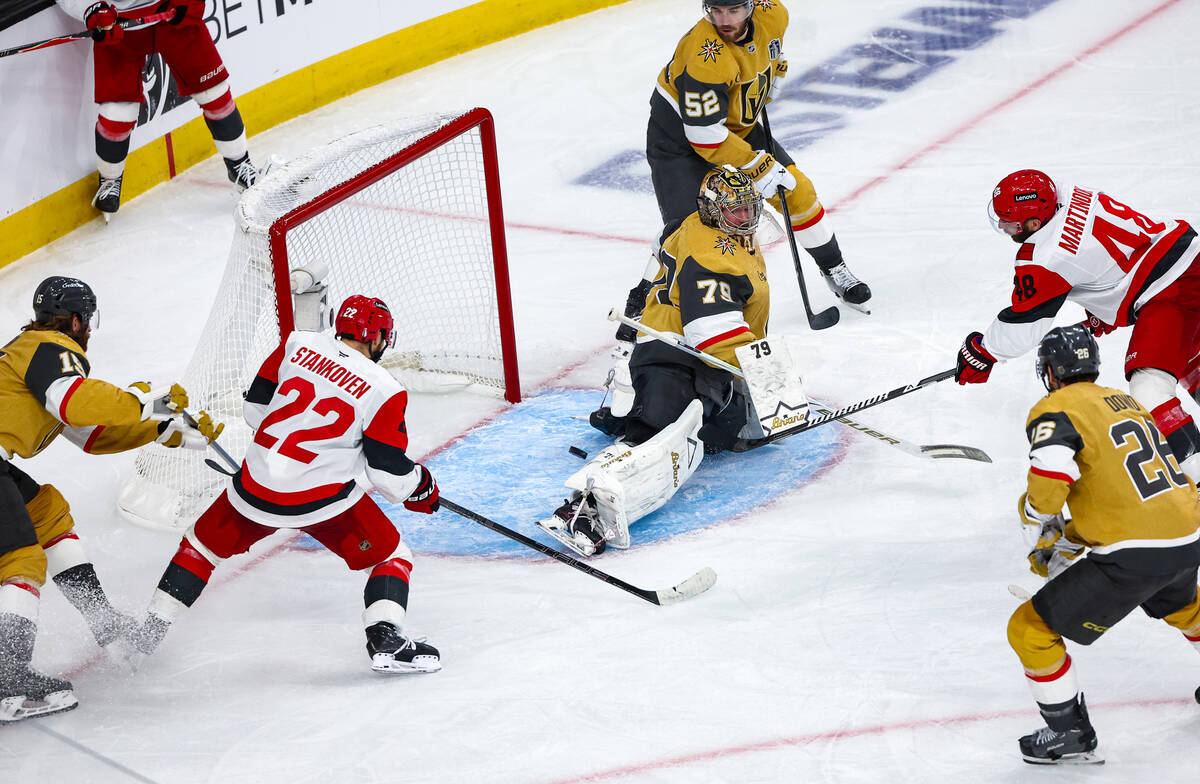 Golden Knights aim to fix third-period woes as Game 4 looms